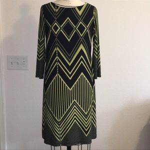 Geometric Print Dress
